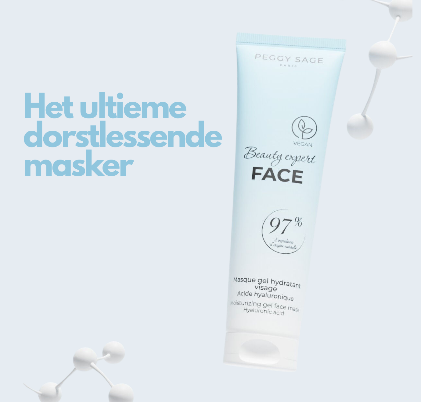 Hydraterend gezichtsmasker in gel