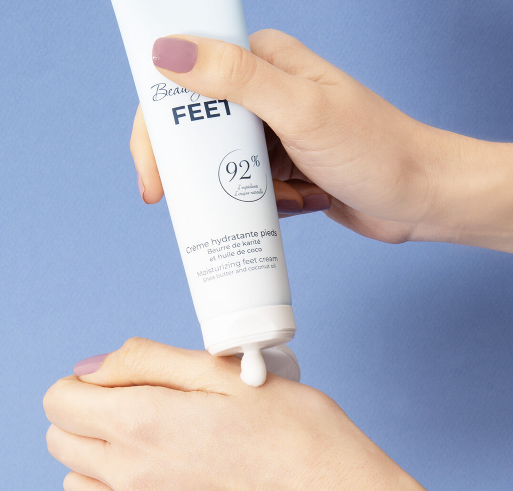 Hydraterende crème voeten Shea butter en kokosolie